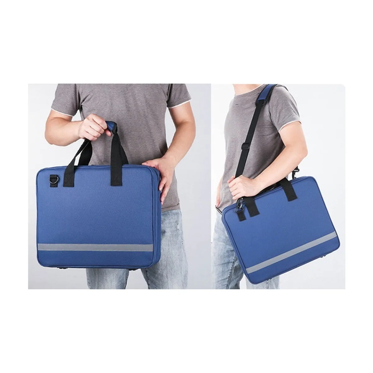 Navy Blue emergency waist bags detail view 6 - SKU 05501