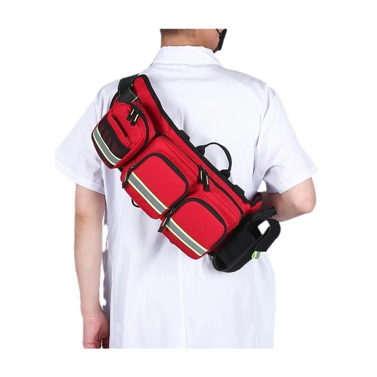 Red emergency waist bags detail view 6 - SKU 05502