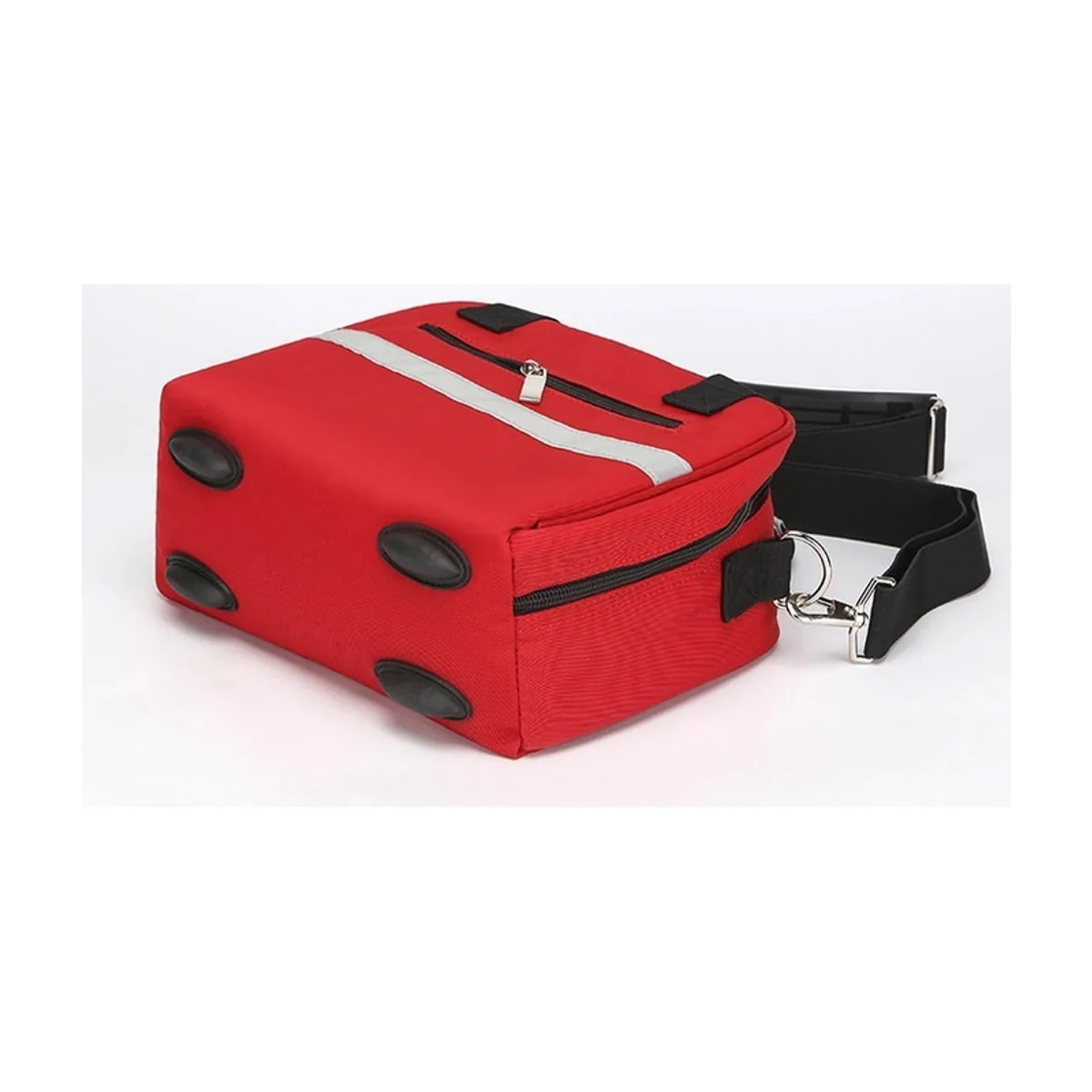Red/Navy Blue emergency waist bags detail view 1 - SKU 06602