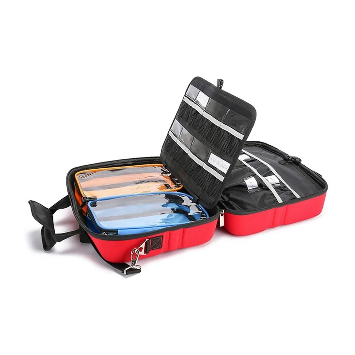 Red/Navy Blue/Military Green/Sky Blue emergency waist bags detail view 3 - SKU 06605