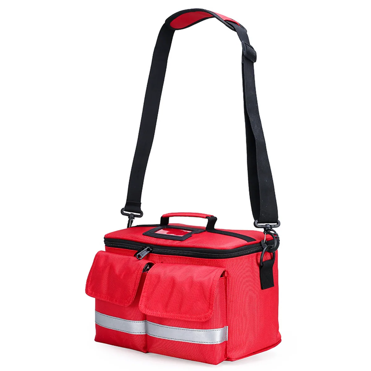 Red/Navy Blue emergency waist bags detail view 3 - SKU 06606