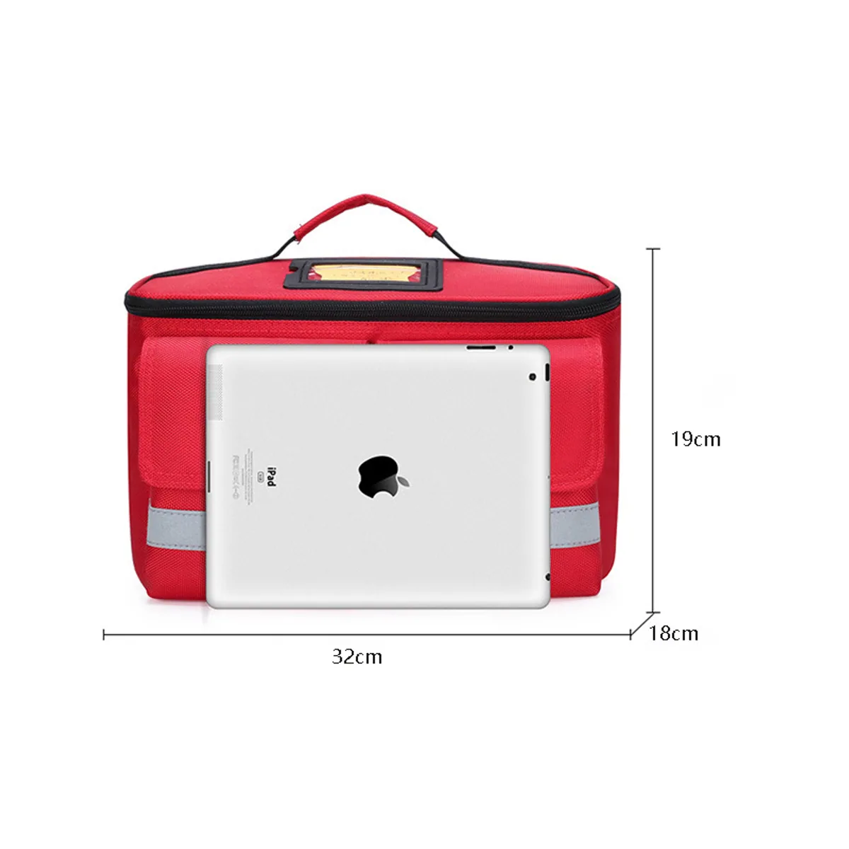 Red/Navy Blue emergency waist bags detail view 4 - SKU 06606