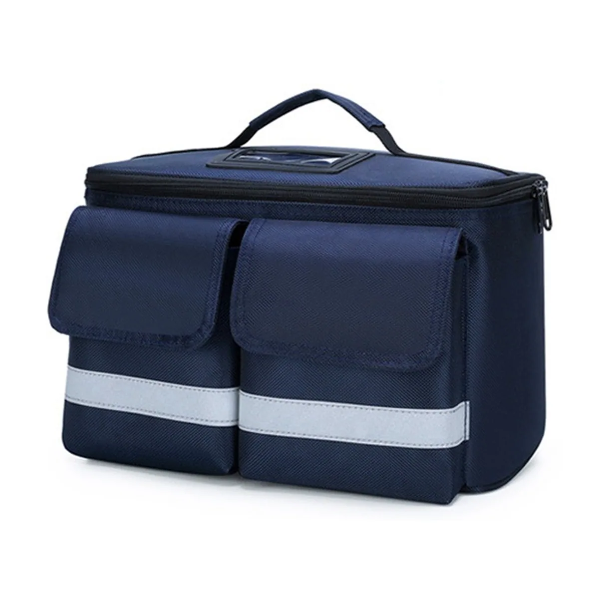 Red/Navy Blue emergency waist bags detail view 5 - SKU 06606
