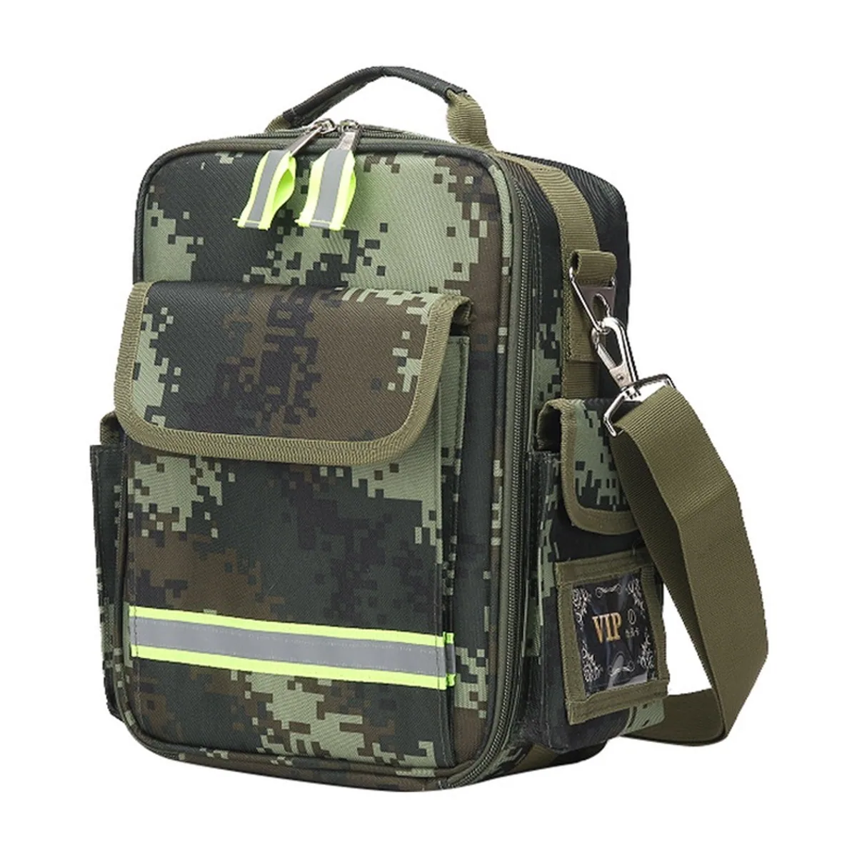 Red/Camouflage/Military Green portable first aid bags detail view 2 - SKU 06610
