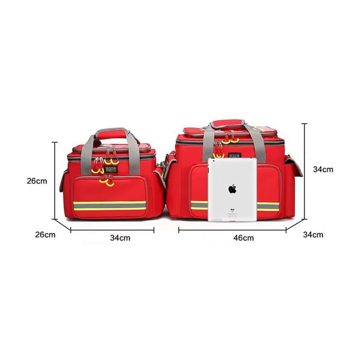 Red/Sky Blue/Navy Blue/Military Green portable first aid bags detail view 5 - SKU 06612