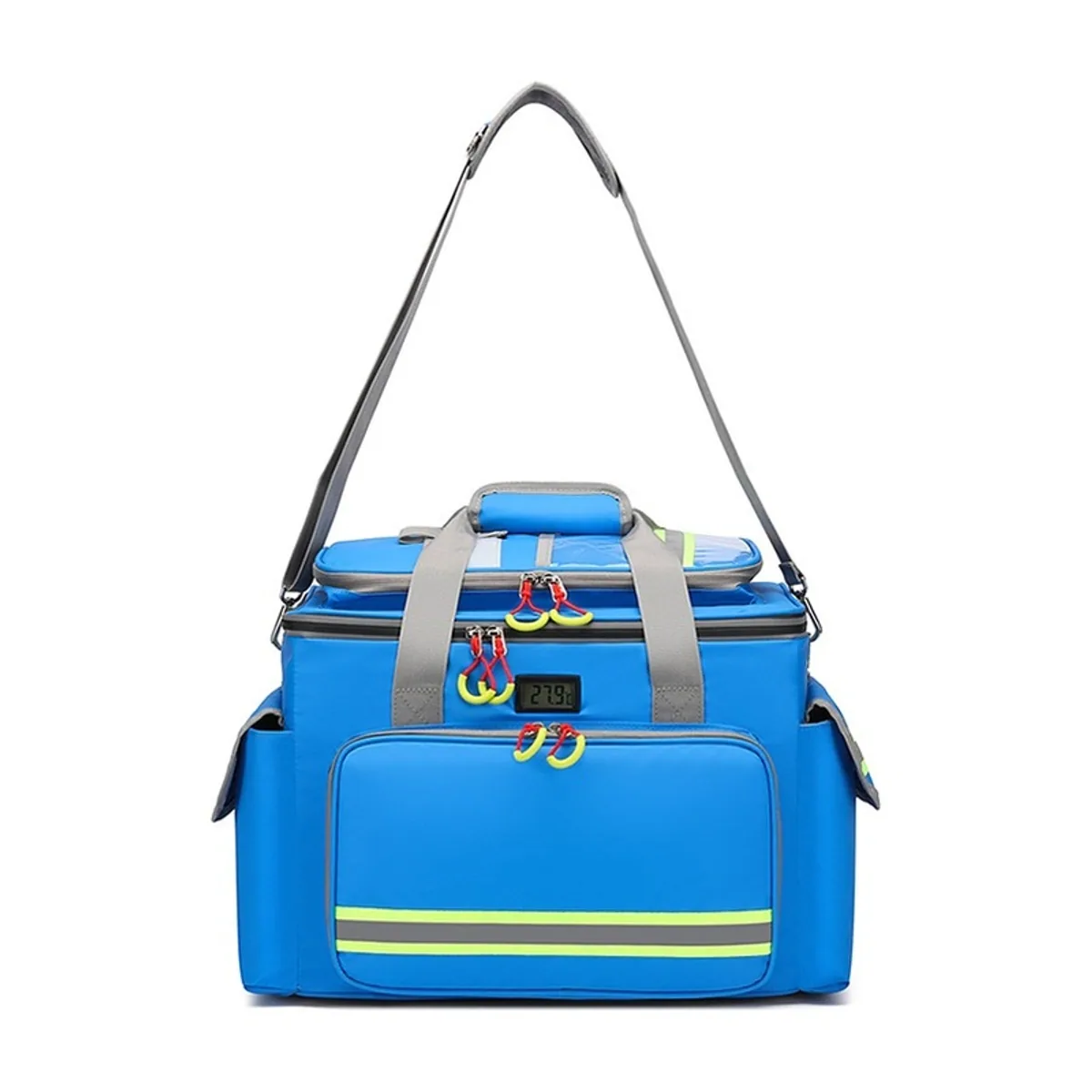 Red/Sky Blue/Navy Blue/Military Green portable first aid bags detail view 6 - SKU 06612