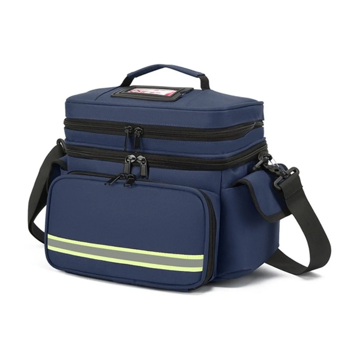 Red/Navy Blue/Black emergency waist bags detail view 6 - SKU 06616