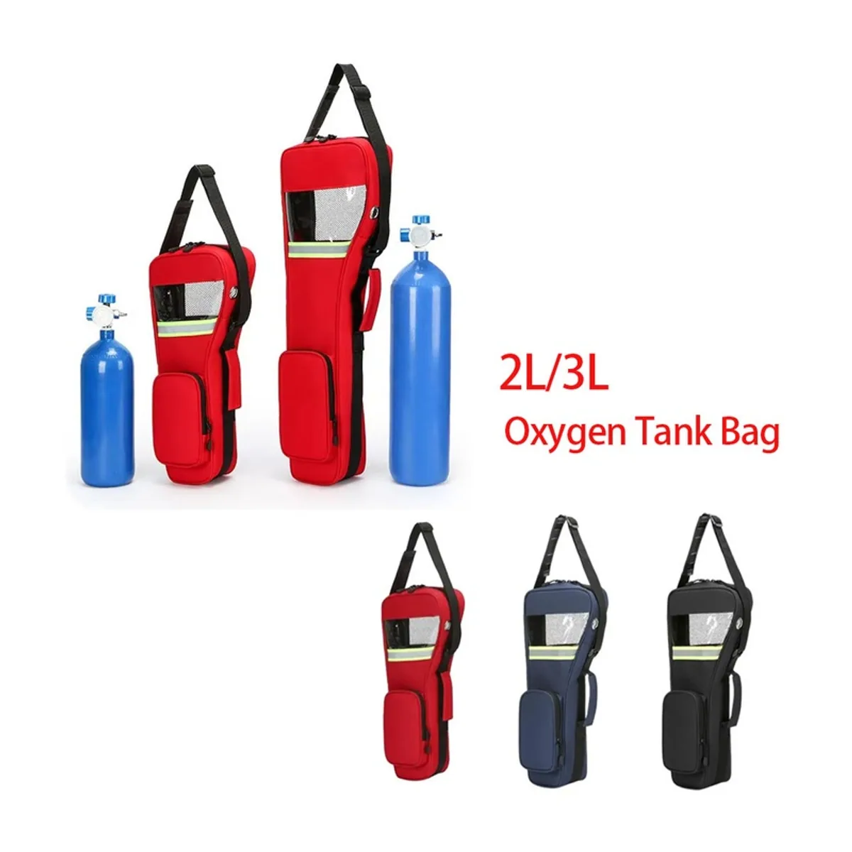 06617 1200D Oxygen Tank Shoulder Bag