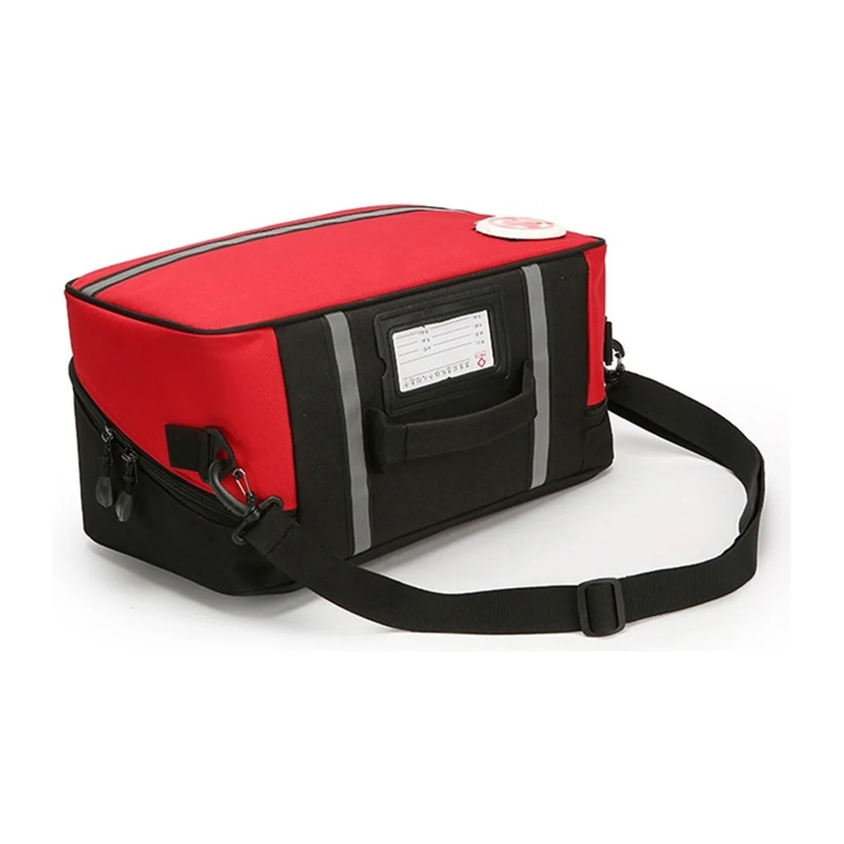 Red/Yellow/Military Green portable first aid bags detail view 4 - SKU 06618