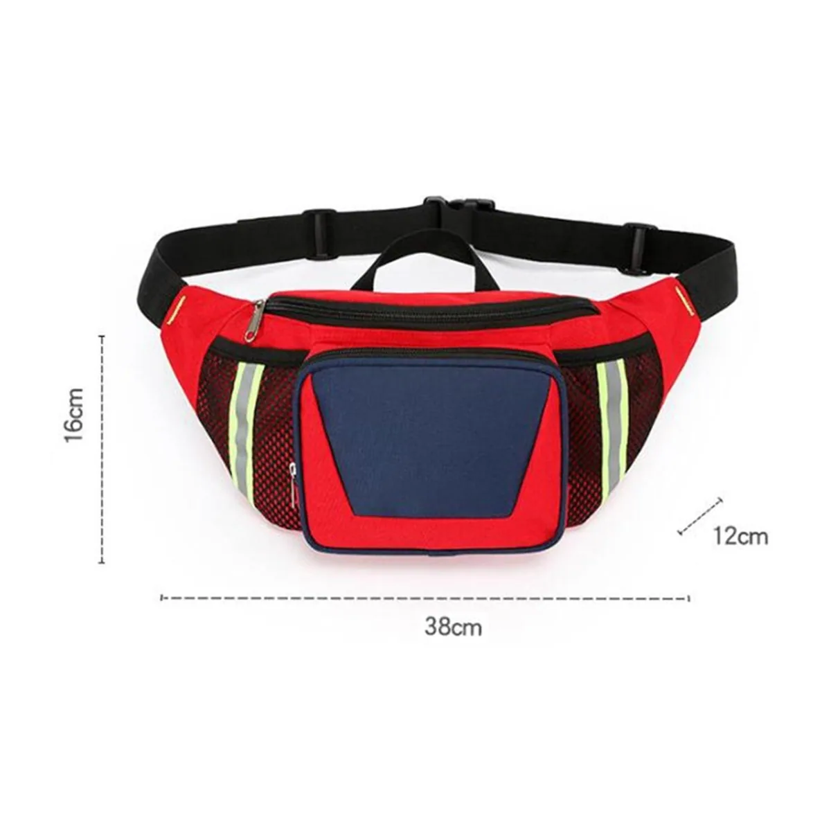 Red emergency waist bags detail view 4 - SKU 06620