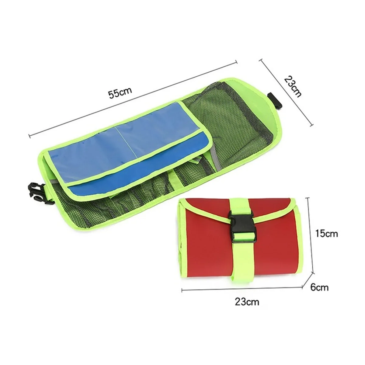 Red/Orange/Green/Blue emergency waist bags detail view 1 - SKU 06621