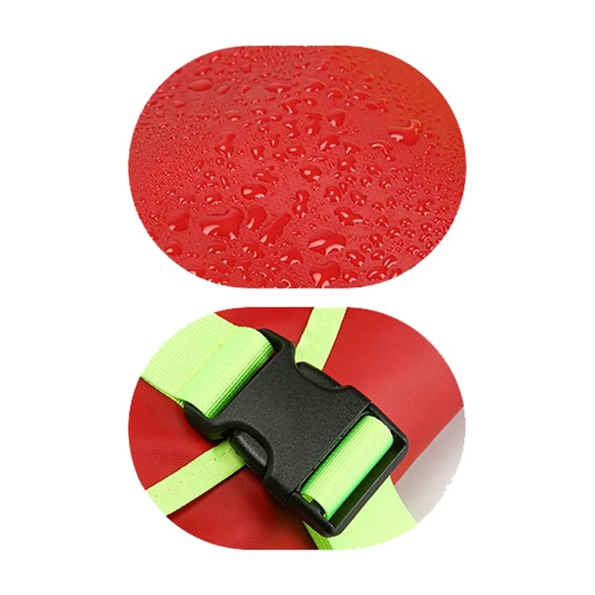 Red/Orange/Green/Blue emergency waist bags detail view 2 - SKU 06621