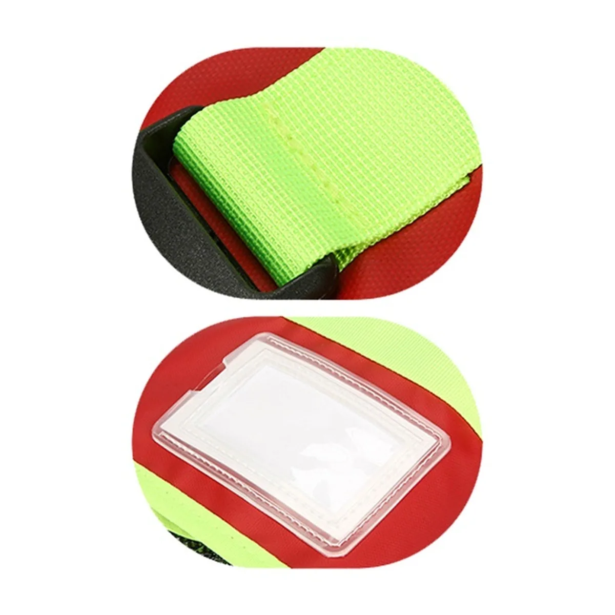 Red/Orange/Green/Blue emergency waist bags detail view 3 - SKU 06621