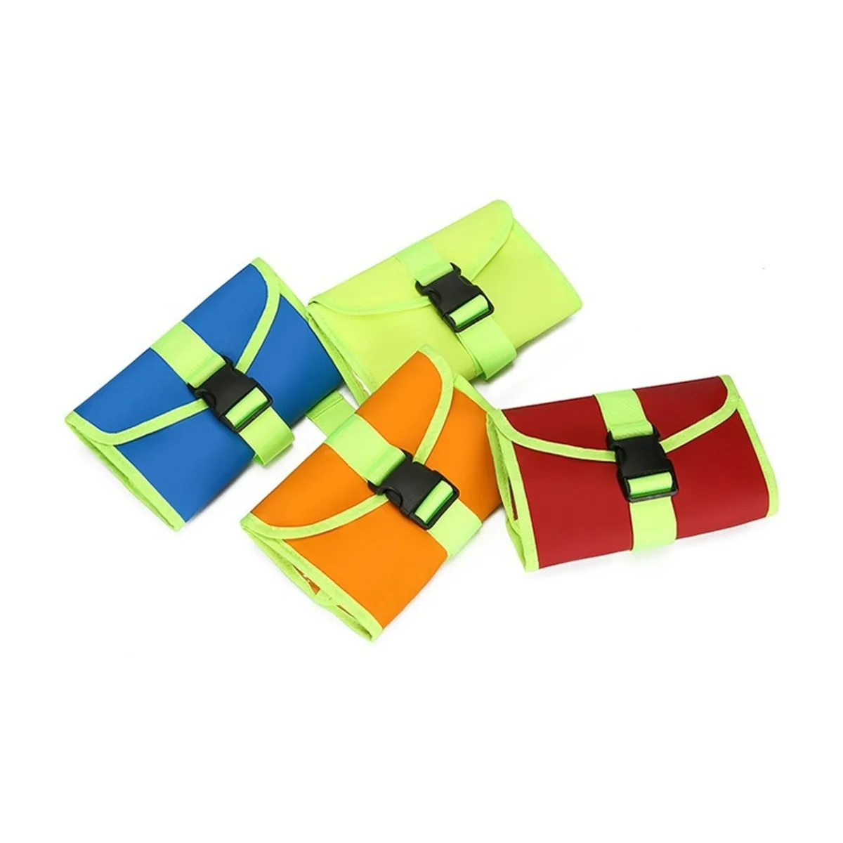 Red/Orange/Green/Blue emergency waist bags detail view 5 - SKU 06621