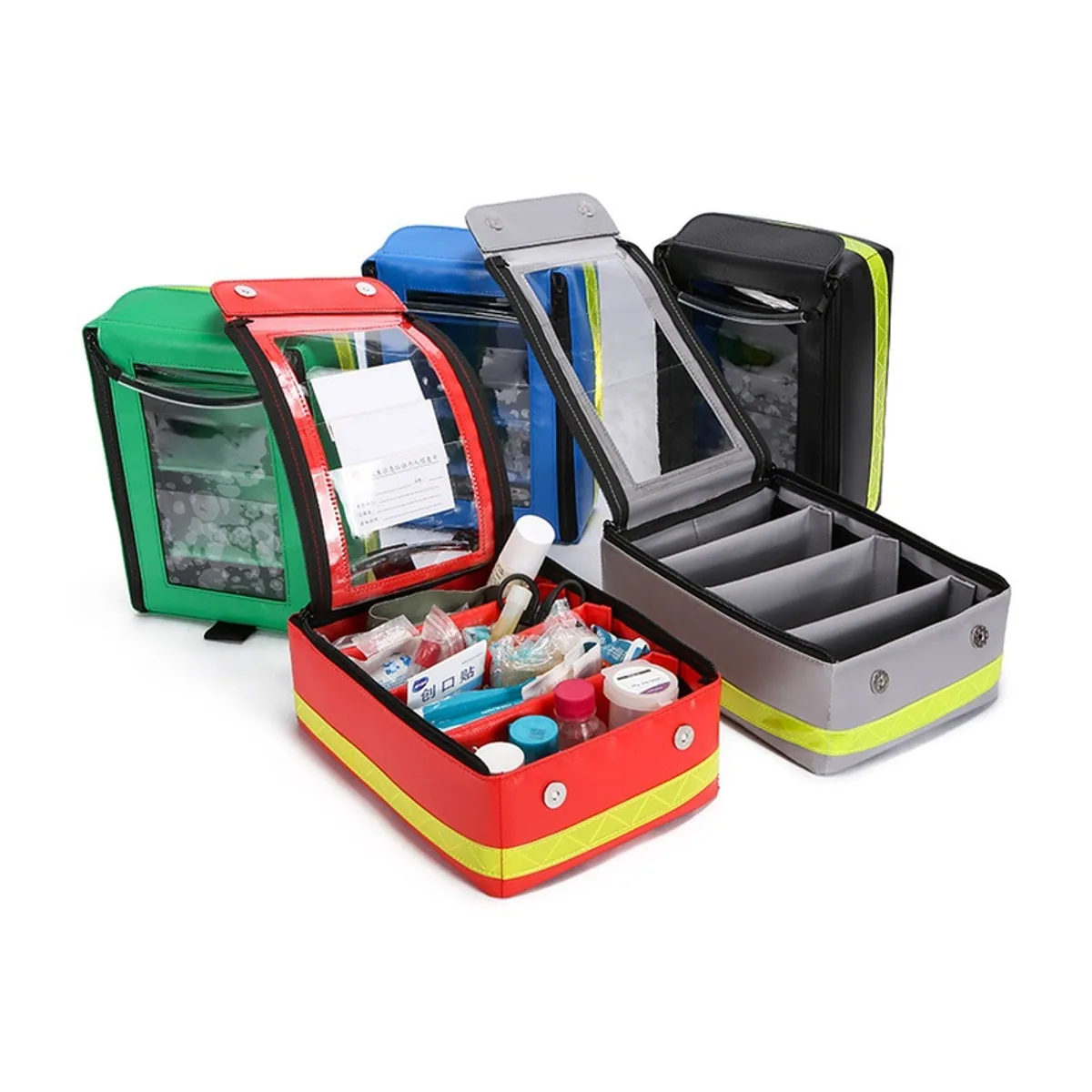 Red/Gray/Military Green/Royal Blue/Black waterproof pvc rescue bags detail view 1 - SKU 06626