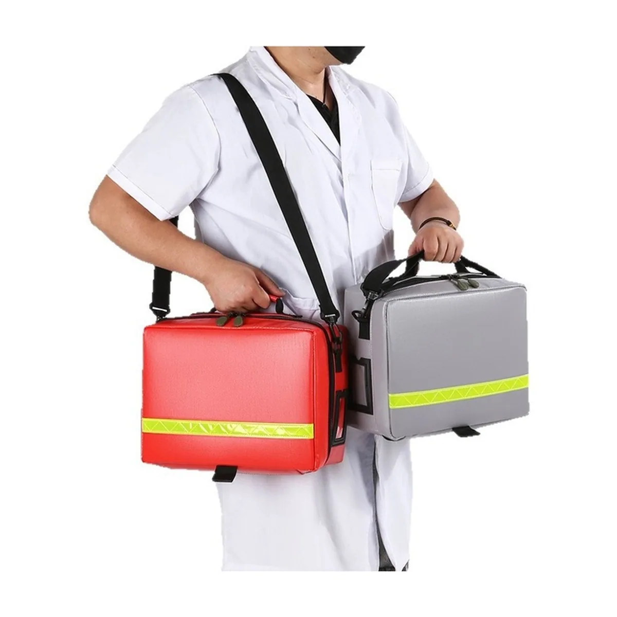 Red/Grey/Green/Blue/Black waterproof pvc rescue bags detail view 6 - SKU 06627