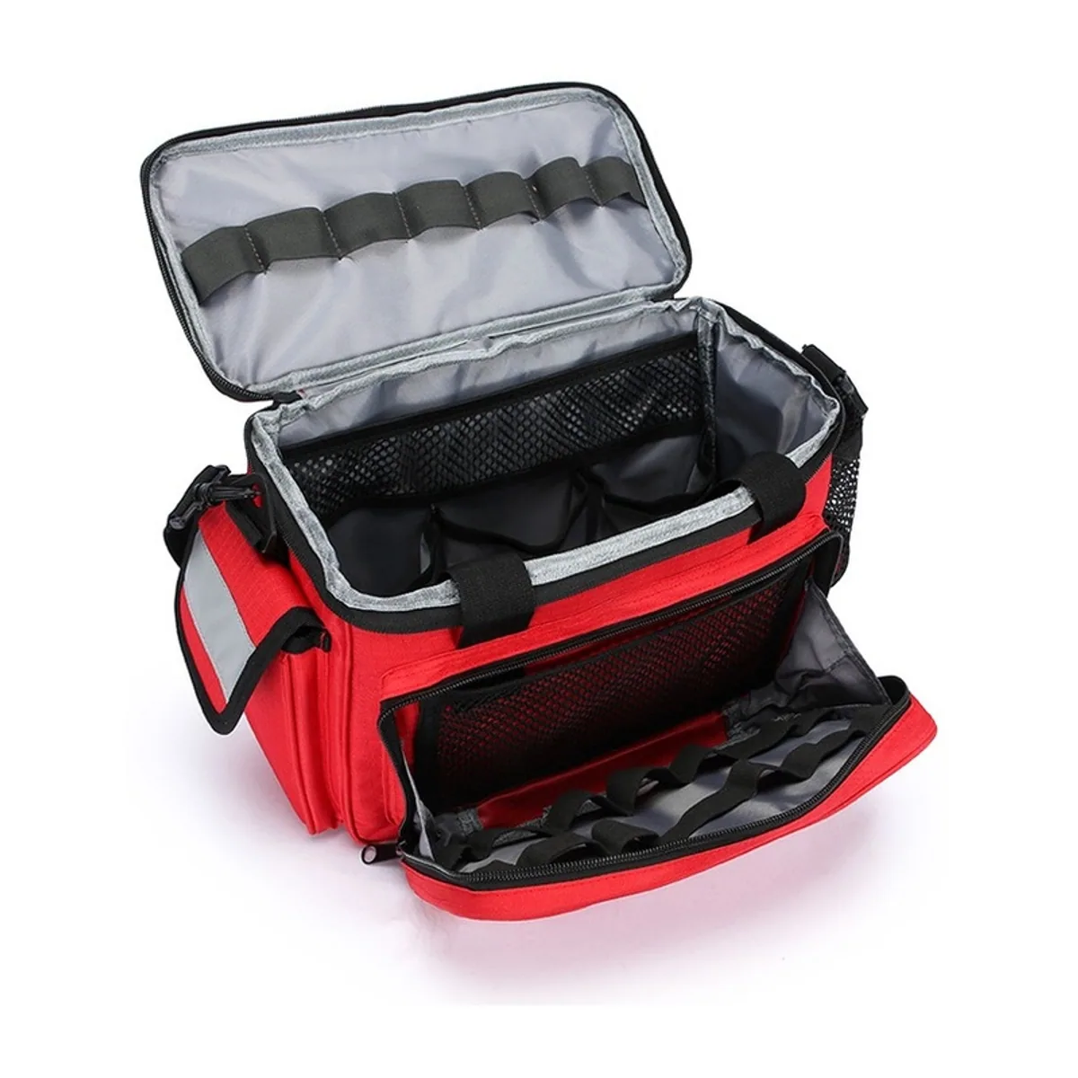 Red waterproof pvc rescue bags detail view 1 - SKU 06630