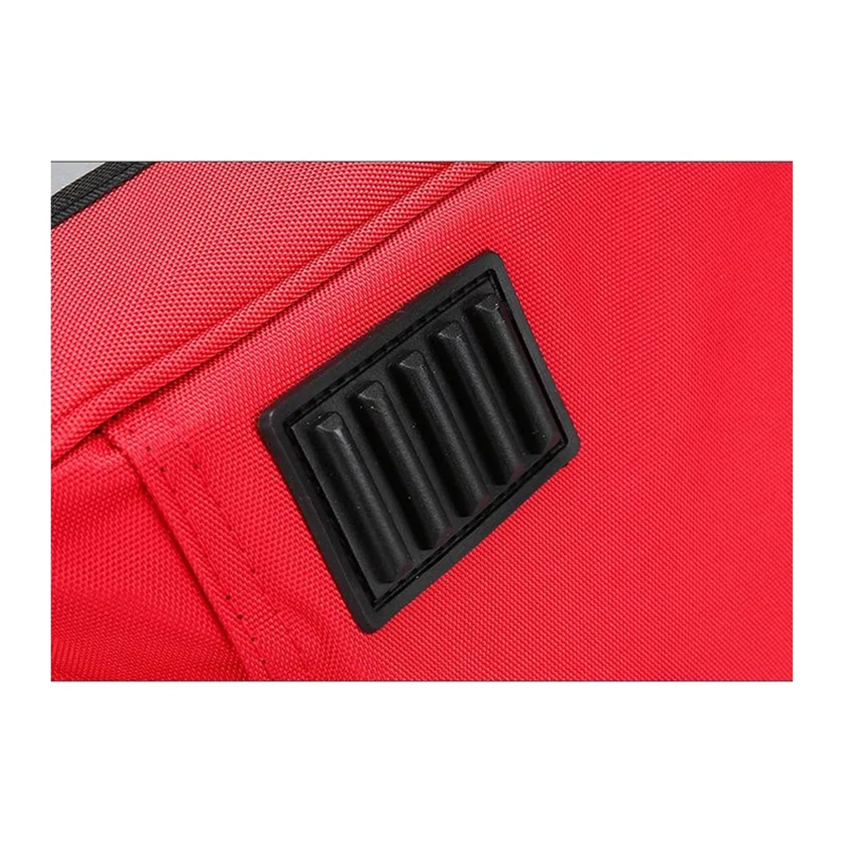 Red/Navy Blue/Military Green portable first aid bags detail view 2 - SKU 08802