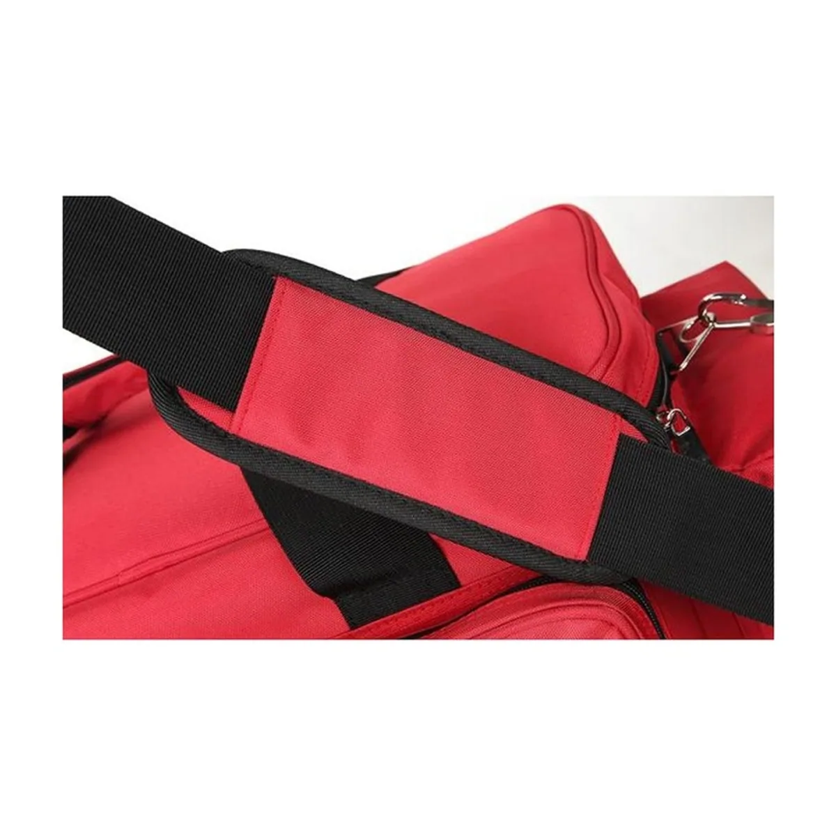 Red/Navy Blue/Sky Blue/Orange Military Green rescue duffel bags detail view 1 - SKU 08803