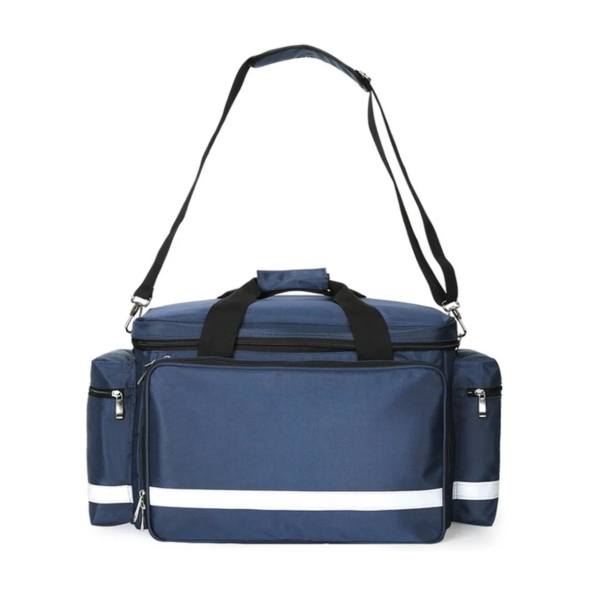 Red/Navy Blue/Sky Blue/Orange Military Green rescue duffel bags detail view 2 - SKU 08803
