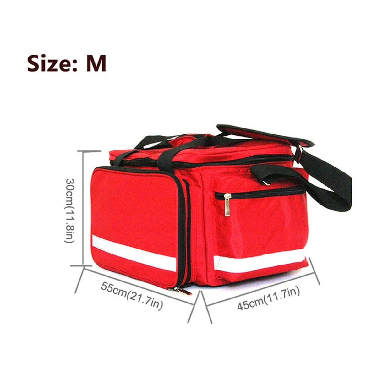 Red/Navy Blue/Sky Blue/Orange Military Green rescue duffel bags detail view 5 - SKU 08803