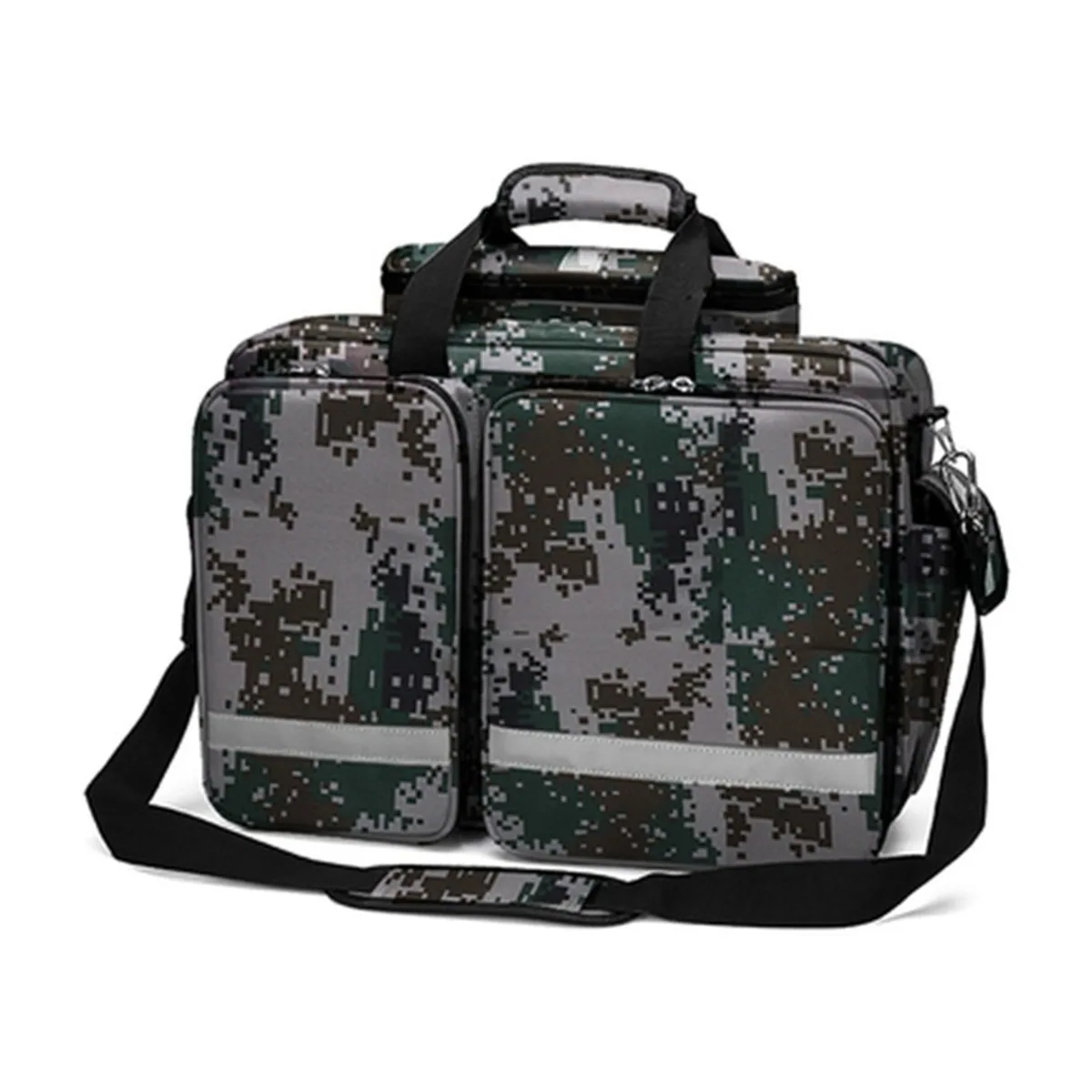 Red/Navy Blue/Military Green portable first aid bags detail view 1 - SKU 08807