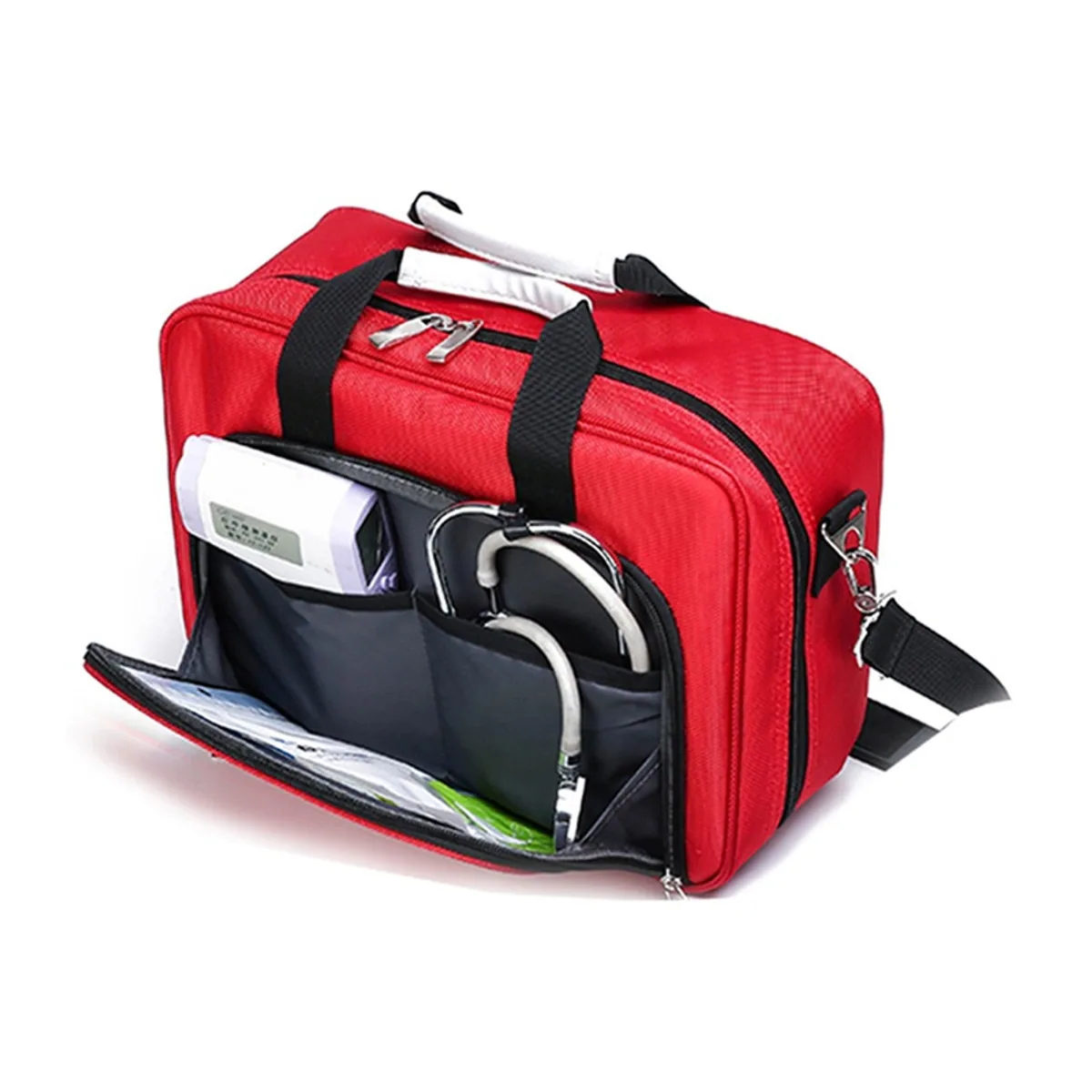Red/Navy Blue emergency waist bags detail view 1 - SKU 08809