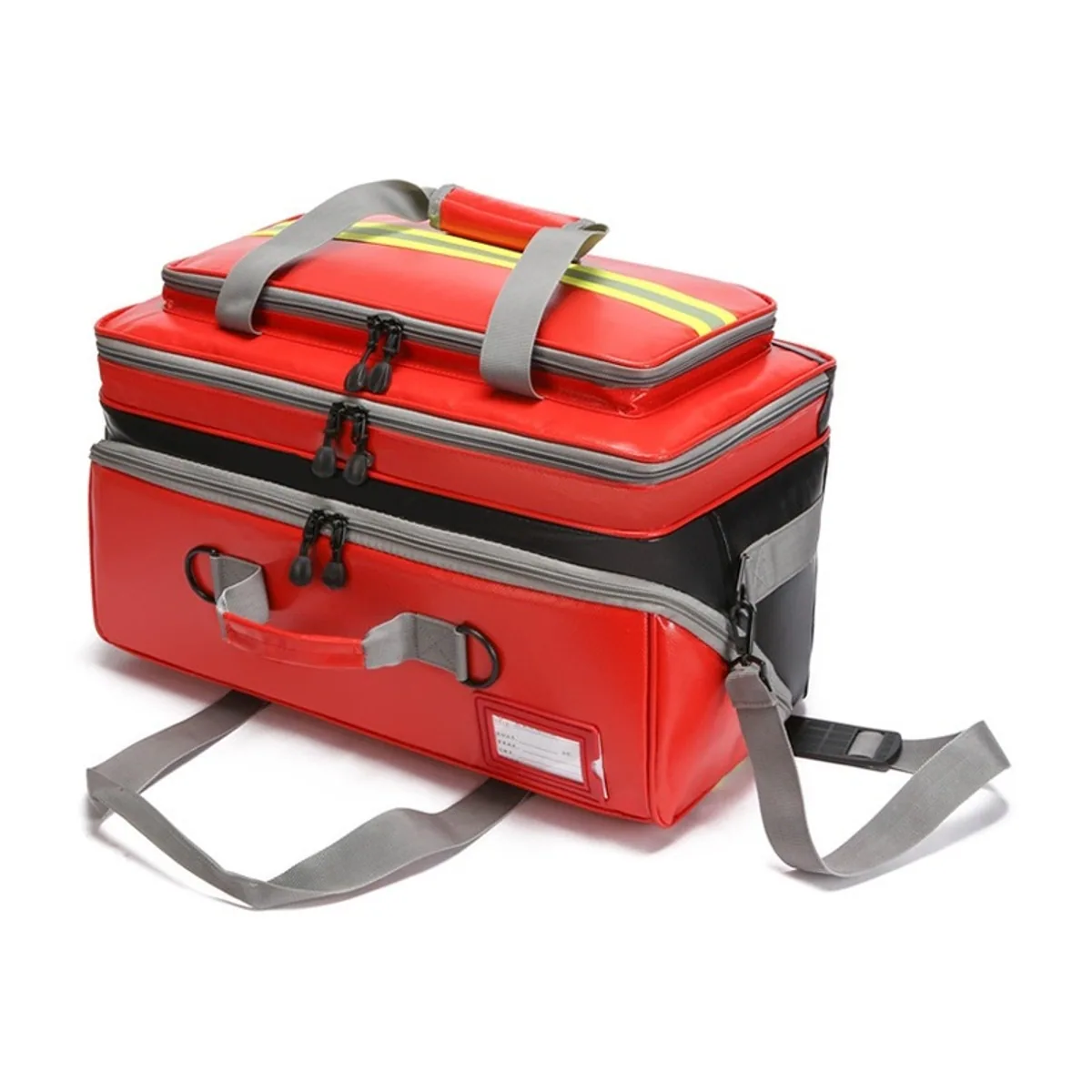 Red/Military Green/Royal Blue waterproof pvc rescue bags detail view 5 - SKU 08811