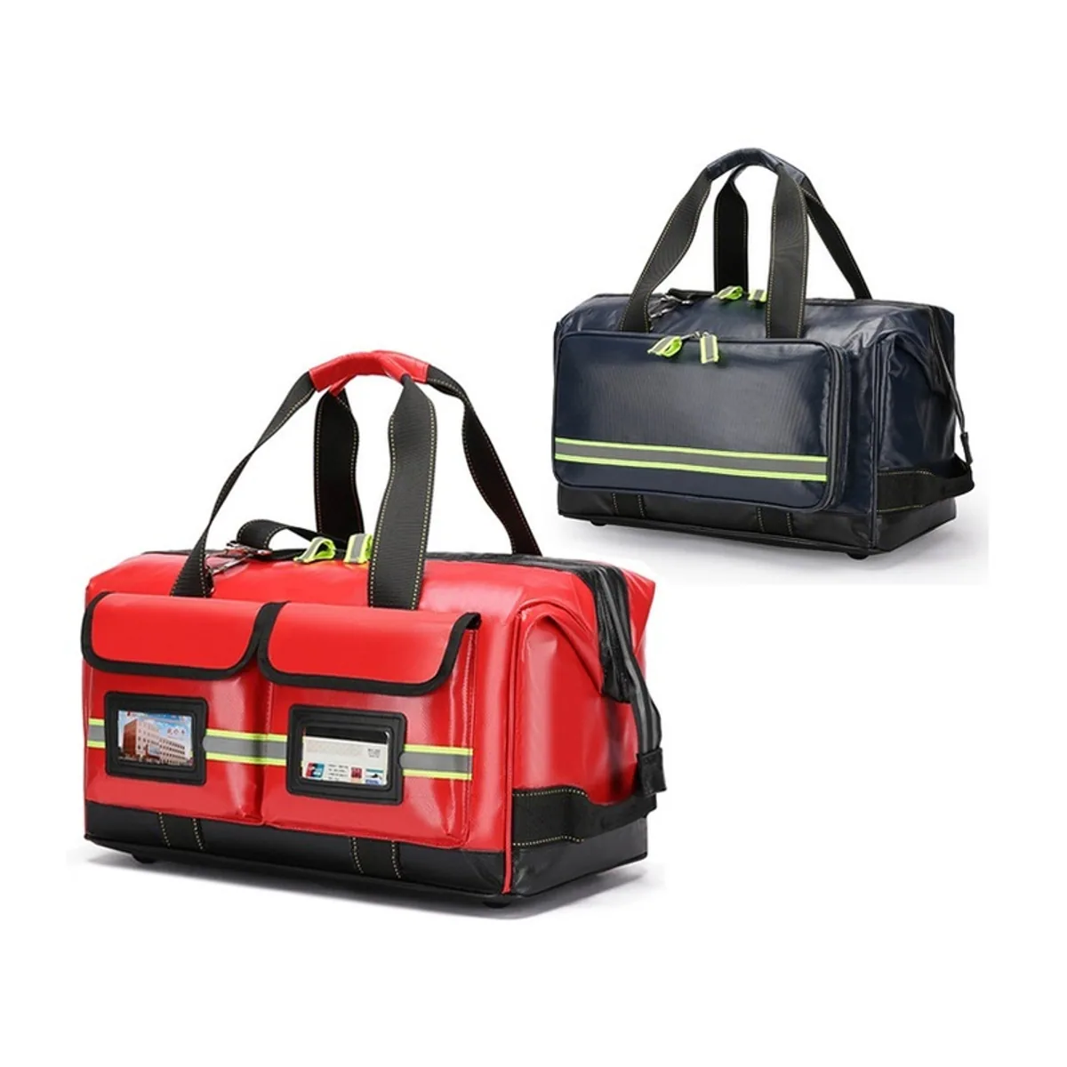 Red/Sky Blue/Navy Blue/Military Green portable first aid bags detail view 2 - SKU 08812