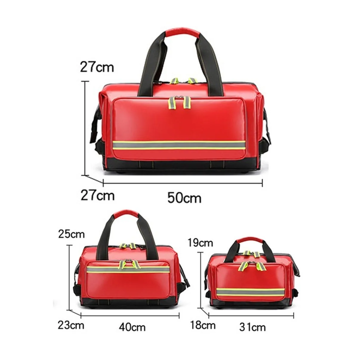 Red/Sky Blue/Navy Blue/Military Green portable first aid bags detail view 4 - SKU 08812