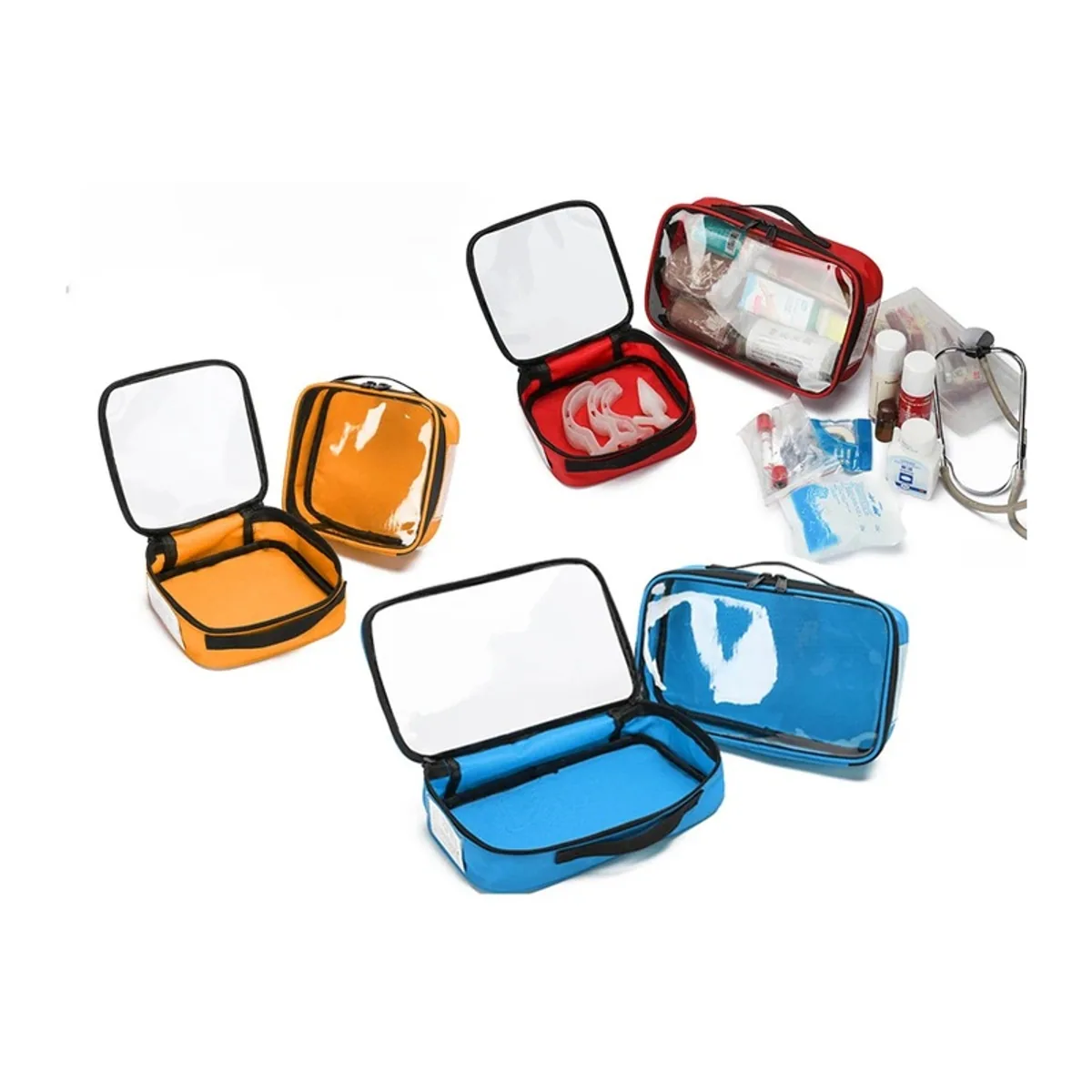 08815 Outdoor Travel Portable Medical Storage Bag Large Capacity Oxford Home Medicine Pill First Aid Kit Medical Emergency Kits Bag
