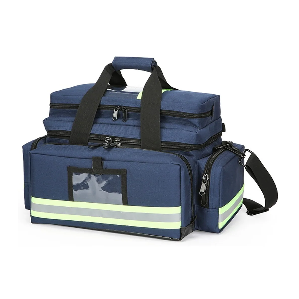 Red/Navy Blue portable first aid bags detail view 4 - SKU 08816