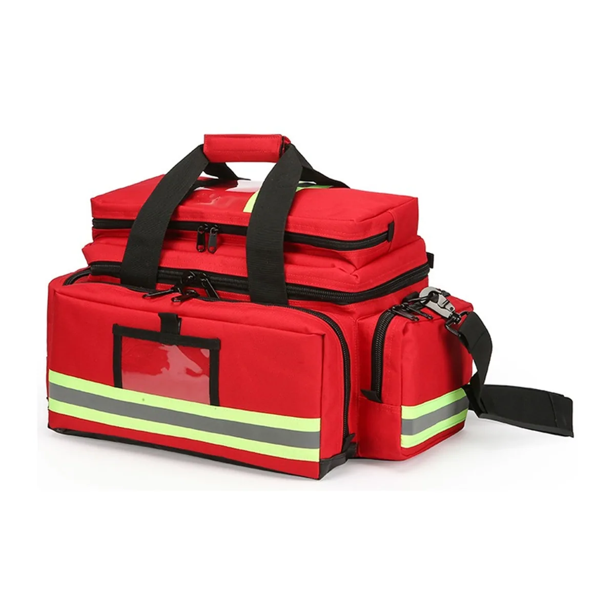 Red/Navy Blue portable first aid bags detail view 7 - SKU 08816