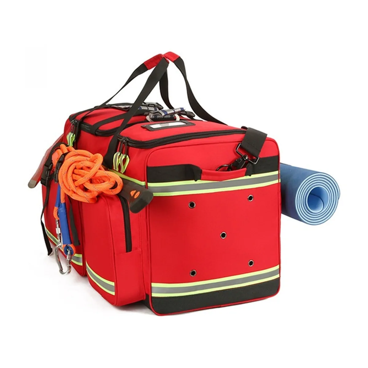 Red/Royal Blue/Military Green/Orange portable first aid bags detail view 1 - SKU 08818