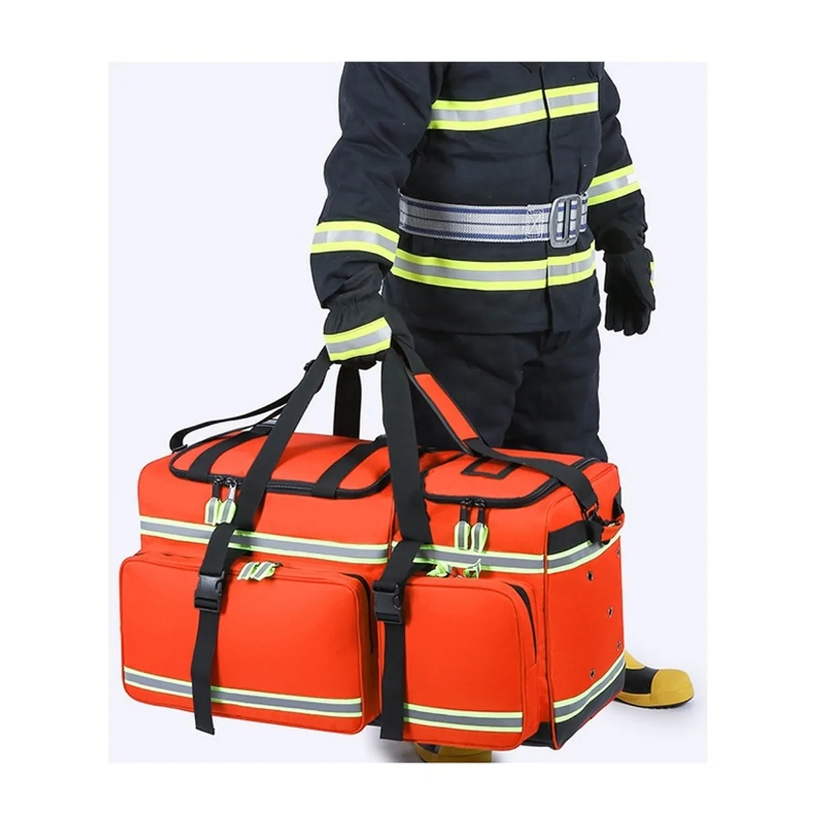Red/Royal Blue/Military Green/Orange portable first aid bags detail view 6 - SKU 08818