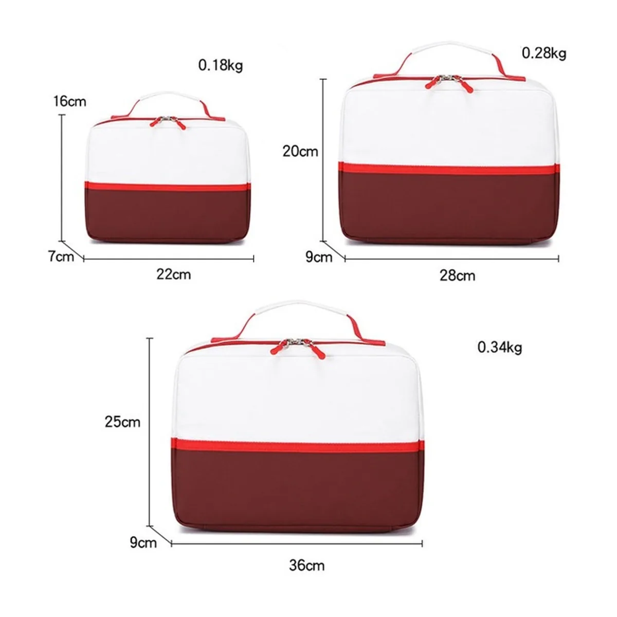 6 Colors portable first aid bags detail view 4 - SKU 08828