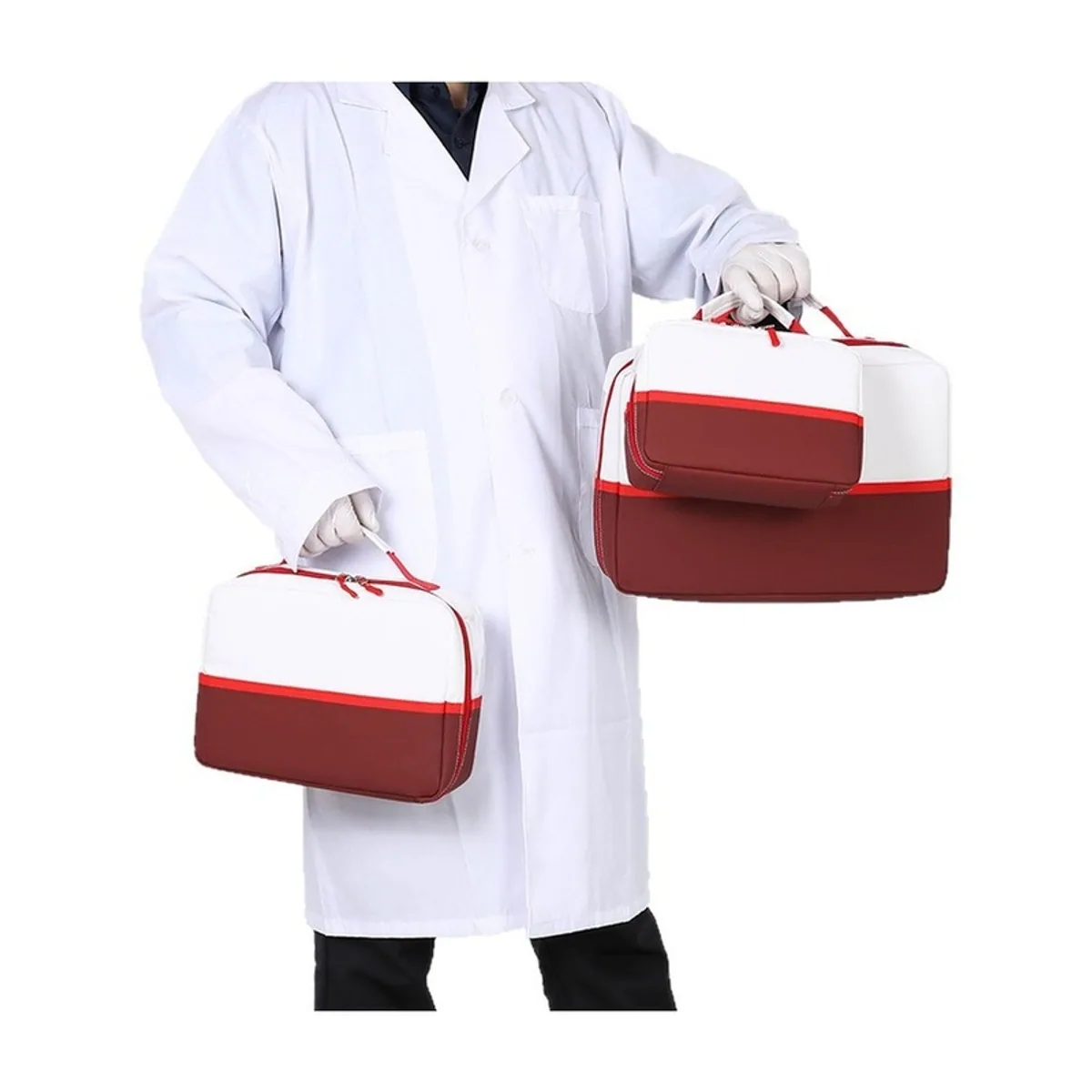 6 Colors portable first aid bags detail view 7 - SKU 08828