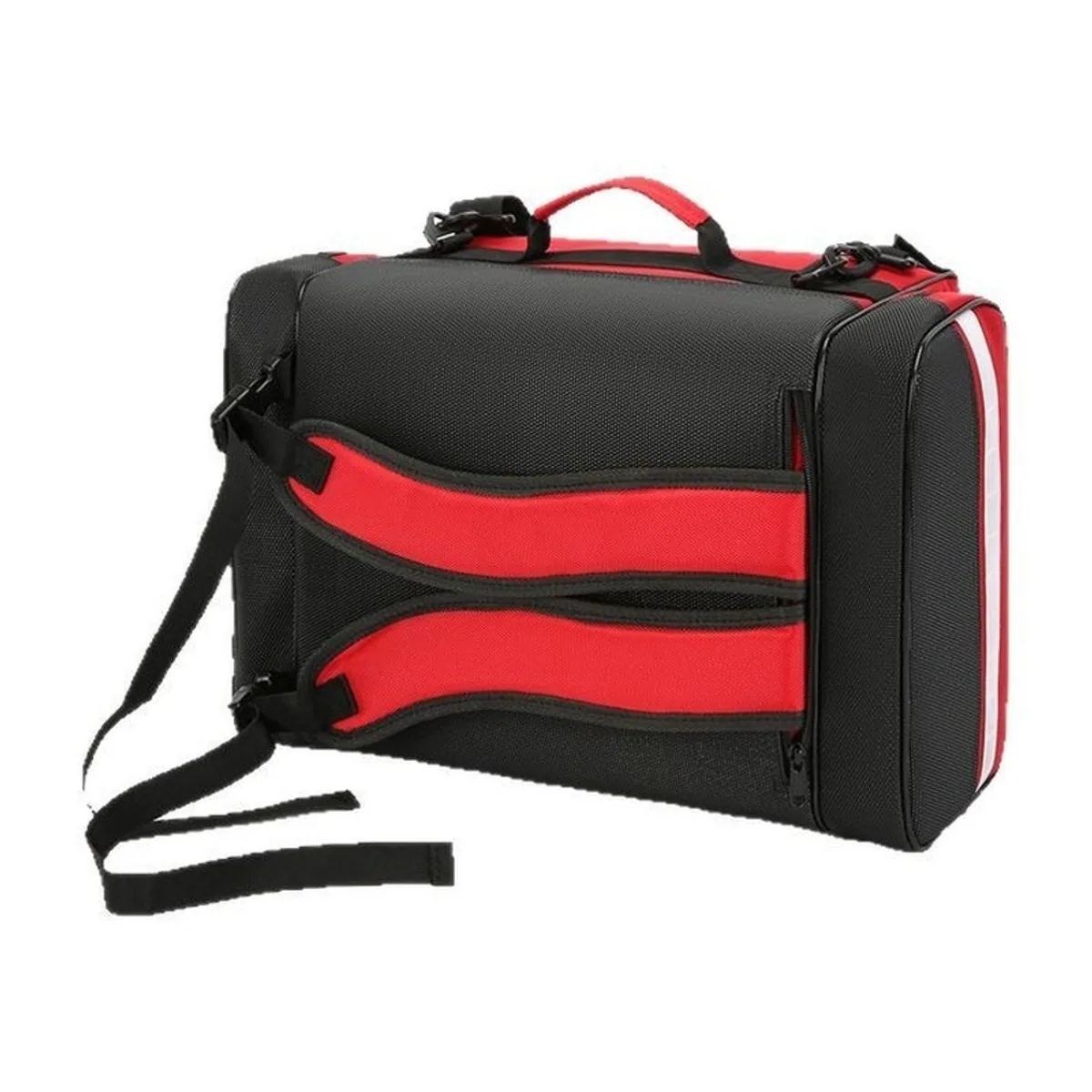 Red/Navy Blue portable first aid bags detail view 1 - SKU 08830