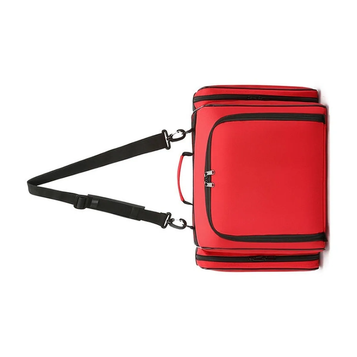 Red/Navy Blue portable first aid bags detail view 4 - SKU 08830