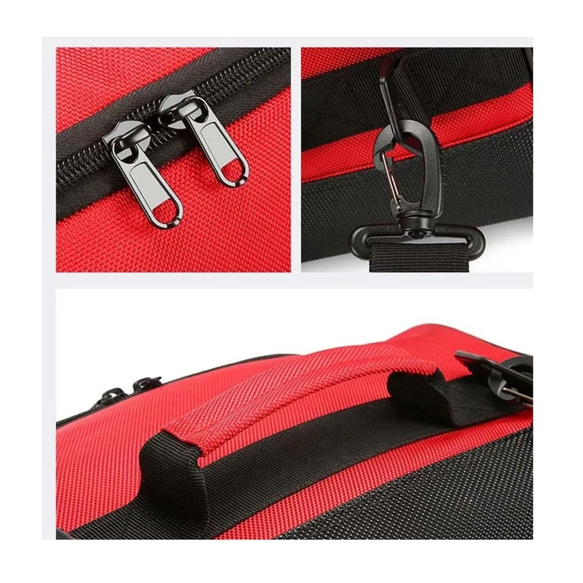 Red/Navy Blue portable first aid bags detail view 7 - SKU 08830
