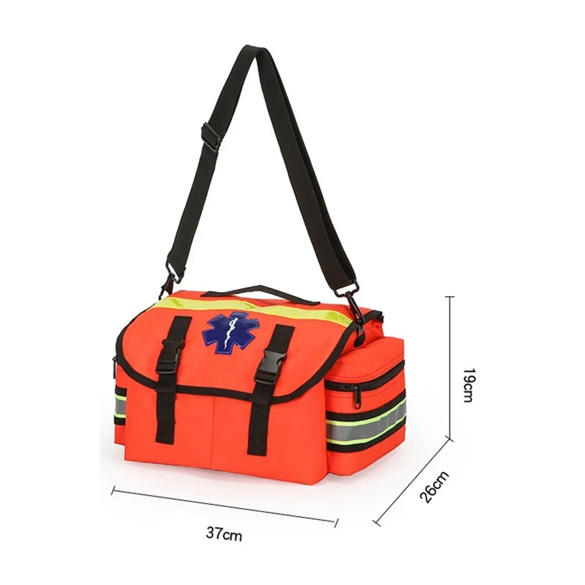 Red/Orange emergency waist bags detail view 3 - SKU 08838