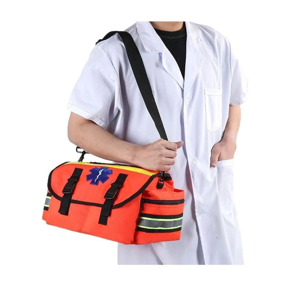 Red/Orange emergency waist bags detail view 7 - SKU 08838
