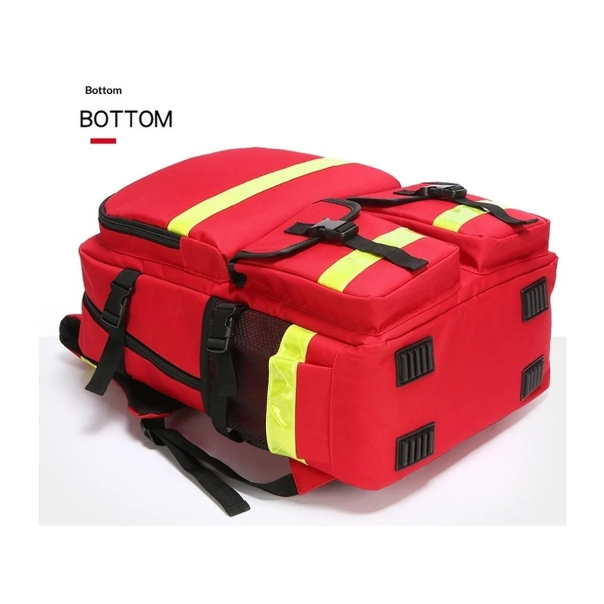 Red/Black/Orange waterproof pvc rescue bags detail view 6 - SKU 08840