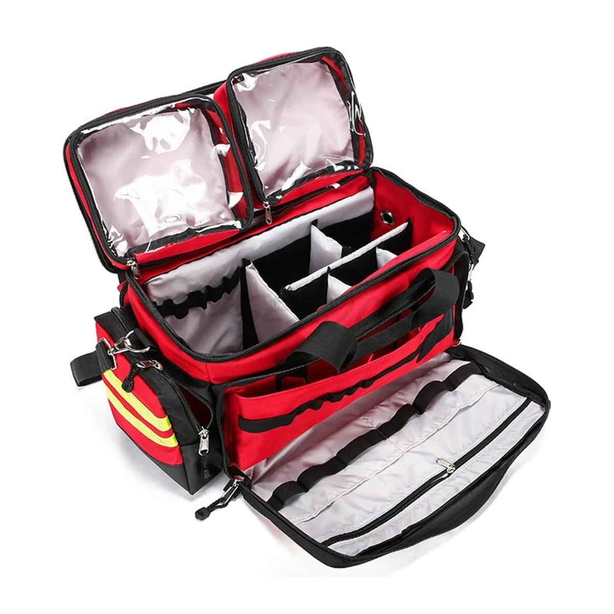 Red/Orange/Royal Blue waterproof pvc rescue bags detail view 1 - SKU 08841