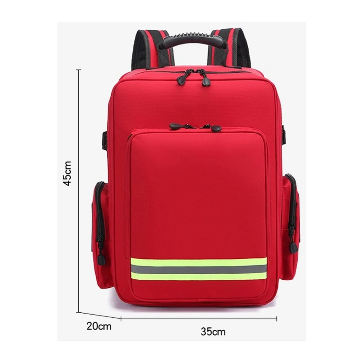 Red/Orange/Navy/Red+staircase/Orange+staircase/Navy+staircase/Red+universal/Orange+universal/Navy+universal portable first aid bags detail view 1 - SKU 08845