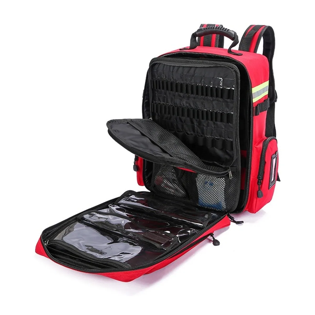 Red/Orange/Navy/Red+staircase/Orange+staircase/Navy+staircase/Red+universal/Orange+universal/Navy+universal portable first aid bags detail view 7 - SKU 08845