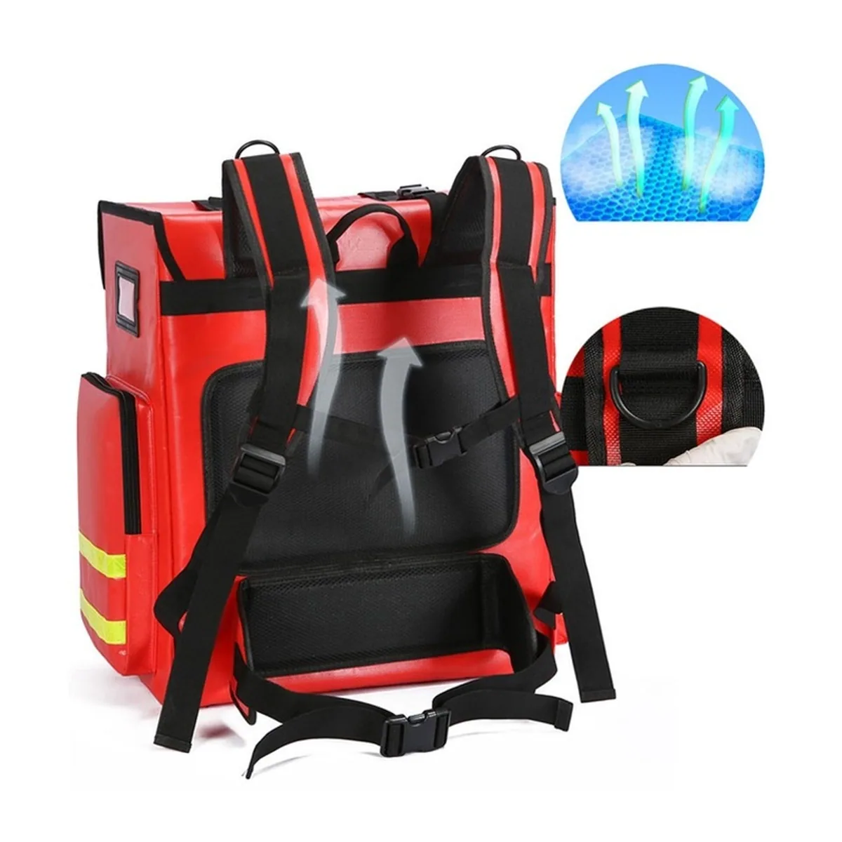 Red/Orange/Blue/Red+oxford/Orang+oxford/Blue+oxford portable first aid bags detail view 3 - SKU 08855