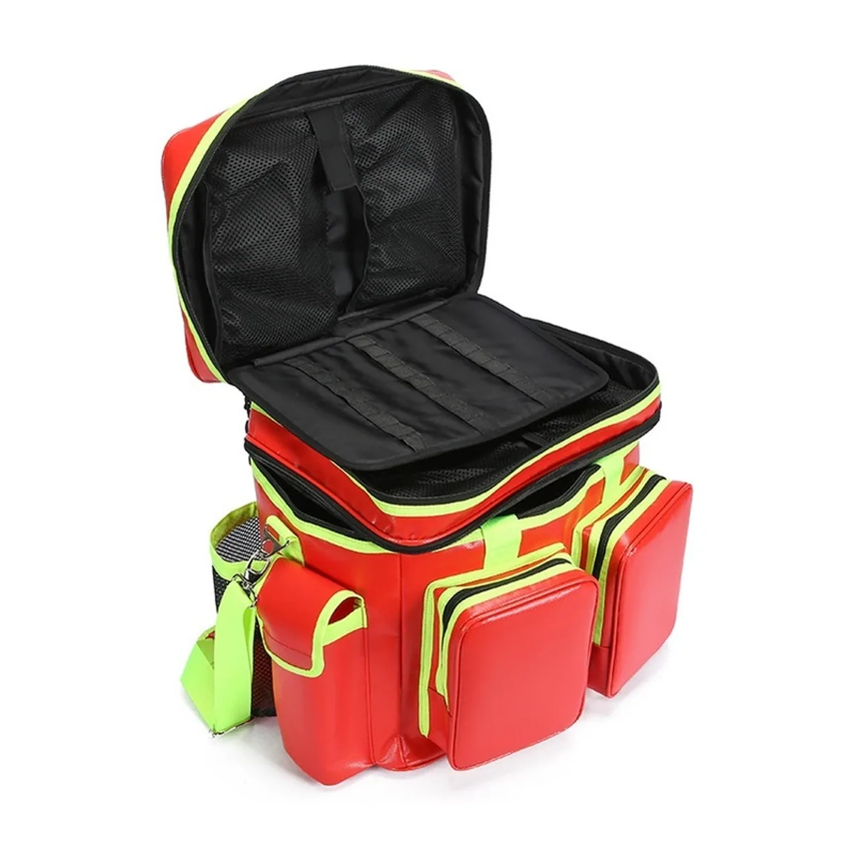 Red/Royal Blue waterproof pvc rescue bags detail view 2 - SKU 08856