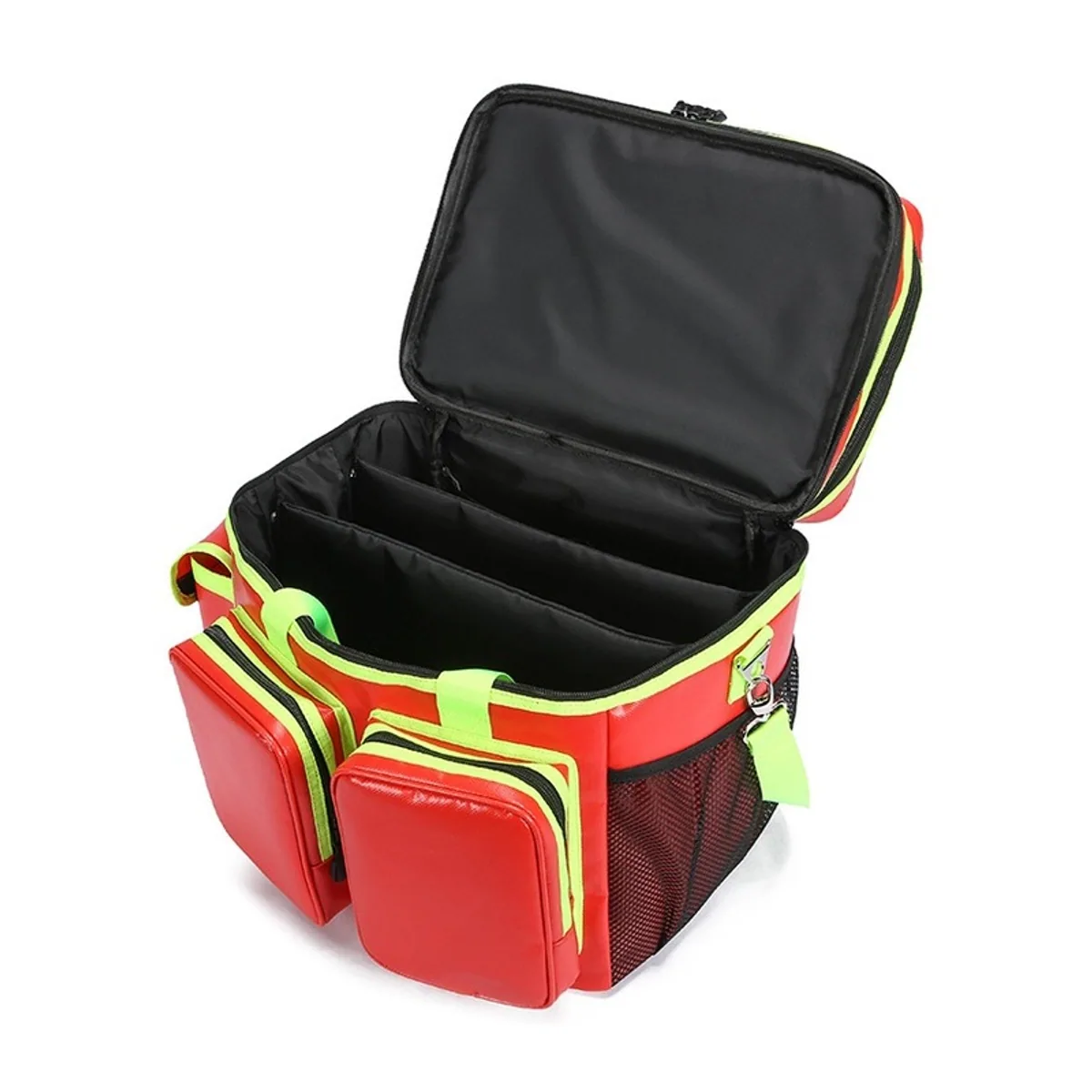 Red/Royal Blue waterproof pvc rescue bags detail view 4 - SKU 08856