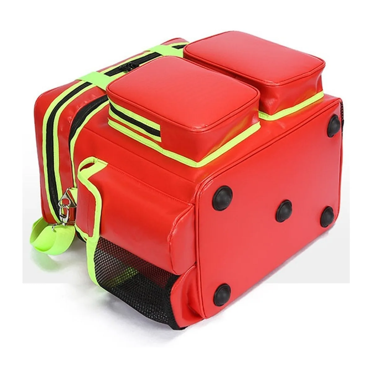 Red/Royal Blue waterproof pvc rescue bags detail view 5 - SKU 08856